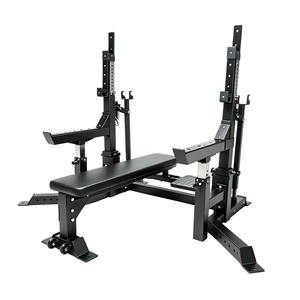 Banco de pesas ajustable para competición con ajuste de altura múltiple para entrenamiento de press de banca - Product Image 6