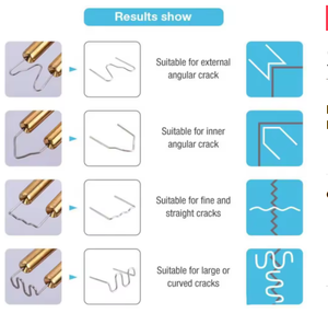 פלסטיק ריתוך מכונת 200/600 staples ערכת פלסטיק diy ערכת eu/us תקע כלי תיקון פלסטיק תיקון כלים - Product Image 4