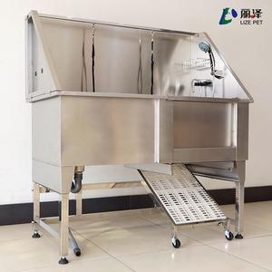 Baignoire pour animaux de compagnie LIZE PET, en acier inoxydable, pour chat et <span class=keywords><strong>chien</strong></span>, piscine, <span class=keywords><strong>spa</strong></span> imperméable - Product Image 3