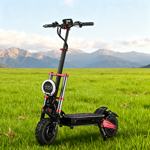 Scooter Eléctrico Boyueda S5 60V, Motor Dual, Arranque NFC, Neumático Todoterreno de 11 Pulgadas, Alcance de 120 km, Scooter Eléctrico para Adultos, Envío Gratis desde EE. UU. - Product Image 1