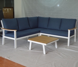 Juego de sofás en forma de L para exteriores, 4 Uds., sala de estar, Hotel, Villa, parque, patio, apartamento, muebles de exterior - Product Image 2