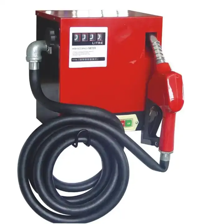 Pompa minyak Transfer elektrik kabinet Dispenser Diesel pemasangan dinding 12V 24V 220V