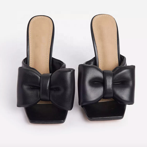 2025 alla moda da donna sandali con tacco trasparente pantofole da donna con tacco alto - Product Image 5