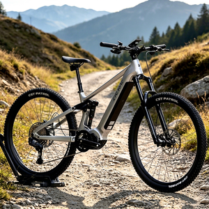 Bicicleta de Montaña CYCTRAC EM6 (3.ª Generación) con Cuadro de Aluminio y Suspensión Completa, Motor Central de 48V15A, Nivel Enduro, Recorrido de 150-160 mm - Product Image 1