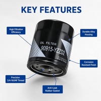 Filter Oli Mesin Performa Tinggi 90915-YZZD2 3/4-16UNF Kompatibel untuk Seri 1G M MZ VZ JZ Kualitas OEM Rush Raize