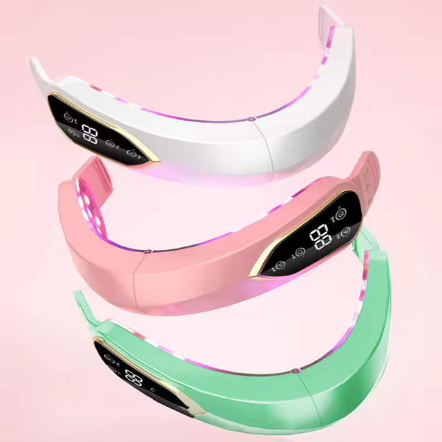 Hot Sale Best Rechargeable Beauty Equipment Face V-Shape V Line Lift up Belt Face Massager