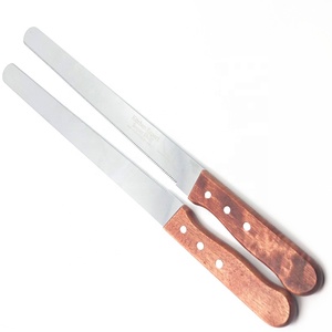 Hot Sale Baking Tools Cake <strong>Knife</strong> Toast <strong>Knife</strong> with Wooden Handle Stainless Steel <strong>Bread</strong> <strong>Knife</strong> - Product Image 3