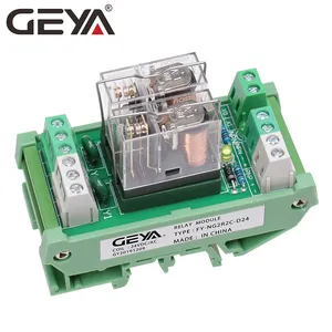 GEYA NG2R 2 канальный релейный модуль 1NO 1NC 12VDC 24VDC 5V SPDT релейный разъём