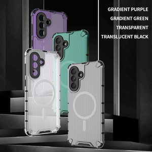 Funda Protectora para Teléfono Personalizada de Lujo Transparente Anti-Caídas de TPU+PC con Función de Carga Inalámbrica Magnética para Samsung A36 - Product Image 3