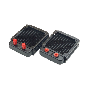 Intercambiador de Calor de Descarga de Agua para Disipación de Calor, para Computadora y Locomotora, 90° Recto/Roscado, Fabricado en Aluminio para Refrigeración por Agua - Product Image 1