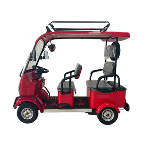 Voiturette de <span class=keywords><strong>golf</strong></span> électrique 4 places HLD Leisure, moteur 1000W, 4 roues, avec toit et pare-brise, pour complexe hôtelier et parcours de <span class=keywords><strong>golf</strong></span> - Product Image 3