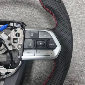 Volante de Fibra de Carbono Nuevo y Mejorado Compatible con <span class=keywords><strong>Toyota</strong></span> Land Cruiser <span class=keywords><strong>GR</strong></span> Prado LC250 Cruiser LC200 Hilux Fortuner - Product Image 2