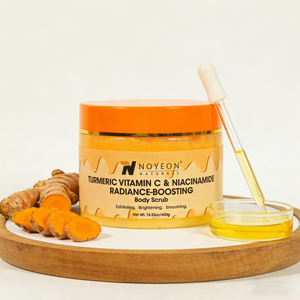 สครับขัดผิวสมุนไพรวีแกน ขมิ้น วิตามินซี ไนอะซินาไมด์ สำหรับ<span class=keywords><strong>สิว</strong></span><span class=keywords><strong>ที่</strong></span><span class=keywords><strong>หลัง</strong></span>และผิวกาย ผลิตภัณฑ์จากธรรมชาติ - Product Image 5