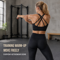 Ropa Deportiva de Nailon y Poliéster Duradera de Alta Calidad Personalizada, Leggings de Gimnasio, Pantalones Cortos Deportivos, Sujetador Deportivo, Ropa de Yoga para Mujer