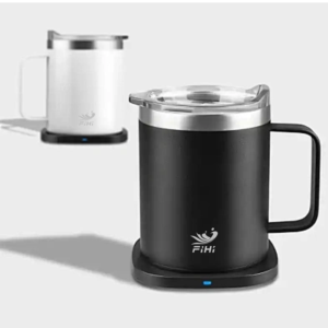 El Mejor Set de Regalo 2026: Taza Inteligente de Acero Inoxidable 2 en 1 con Calentador y Cargador Inalámbrico de 15W, Regalo Promocional OEM, Gadget Tecnológico - Product Image 5