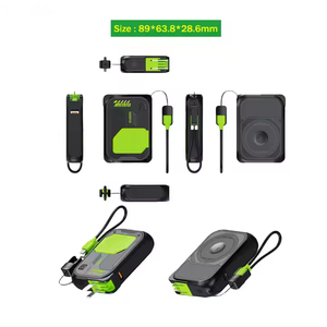 Banco de Energía Inalámbrico Portátil con Soporte, Cable de Carga Rápida de 22.5W, 10000mah, Mini <span class=keywords><strong>Bancos</strong></span> de Energía Magnéticos para Teléfono - Product Image 5