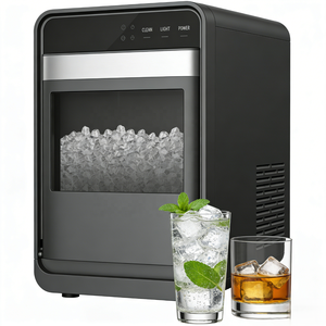 Máquina <span class=keywords><strong>de</strong></span> <span class=keywords><strong>Hielo</strong></span> Portátil <span class=keywords><strong>de</strong></span> Grado Comercial, Compacta, <span class=keywords><strong>de</strong></span> 15 kg, para Uso Doméstico - Product Image 1