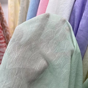 1301 100% Polyester 70gsm 150Cm Organza Dựa Ánh Sáng Trọng Thoáng Khí Polyester Nổi Jacquard Vải Cho Mùa Hè Mặc - Product Image 2