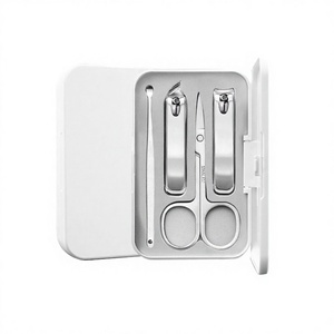 7 in 1 Stainless Steel Travel <b>Case</b> Professional <b>Nail</b> Beauty Tool Manicure Pedicure Set <b>Nail</b> Clippers - Product Image 4