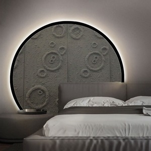 <span class=keywords><strong>Paneles</strong></span> de Pared de PU con Diseño Geométrico de Hongo, Estilo Moderno, Apariencia Natural, para Villas, Hoteles, Salas de Estar, Hospitales y Pasillos - Product Image 6