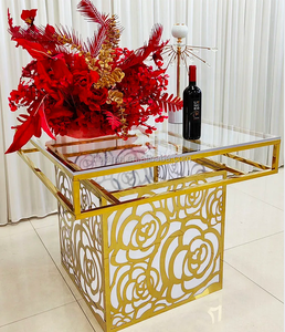 <span class=keywords><strong>Mesa</strong></span> de exhibición de pastel dorado de lujo, <span class=keywords><strong>Centro</strong></span> de Decoración de <span class=keywords><strong>mesa</strong></span> de boda para decoración de boda - Product Image 2