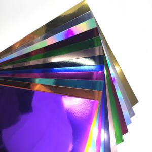 Papier cartonné miroir en papier métallisé <span class=keywords><strong>prix</strong></span> usine pour enfant fait à la main bricolage gâteau Topper artisanat - Product Image 1