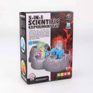 Ensemble de science expérimentale éducatif <span class=keywords><strong>pour</strong></span> enfants, 5 en 1, volcan, dinosaure, cristal en croissance, STEM, jouet <span class=keywords><strong>pour</strong></span> étudiants, <span class=keywords><strong>cadeau</strong></span> - Product Image 3