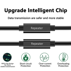 Cable de Extensión <span class=keywords><strong>USB</strong></span> Activo de Larga Distancia <span class=keywords><strong>3.2</strong></span> <span class=keywords><strong>Gen</strong></span> <span class=keywords><strong>1</strong></span> con Repetidor, Baja Latencia, Alta Flexibilidad, Cable de Conexión de Grado Industrial para Cámara - Product Image 4