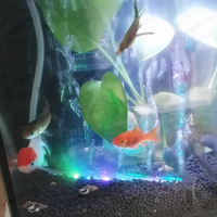 1-8W Aquarium lumière barboteur Submersible Fish Tank lumière avec trou de bulle d'air