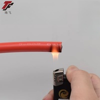 Fil de câble en caoutchouc de silicone ultra doux 50 70 95 mm résistant aux hautes températures 1 conducteur toronné 4AWG usine directe 600V évalué
