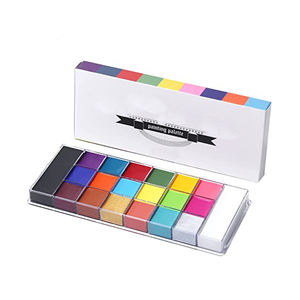 Kit de maquillage pour fête d'Halloween, 12 à 20 couleurs, fournitures de cosplay, peinture personnalisée pour le visage et le corps - Product Image 1