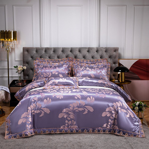 Ren phong cách Châu Âu gongsatin <span class=keywords><strong>Jacquard</strong></span> len <span class=keywords><strong>Comforter</strong></span> Bộ 11 miếng chống nước mùa thu mùa - Product Image 3