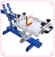 Machine d'impression sérigraphique manuelle pour bouteilles et cylindres, pour l'impression d'étiquettes sur papier cartonné