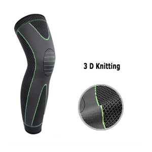 <span class=keywords><strong>Rodillera</strong></span> Deportiva Transpirable de Nylon con Correas Ajustables, Compresión y Protección para Pierna y Pantorrilla - Product Image 3