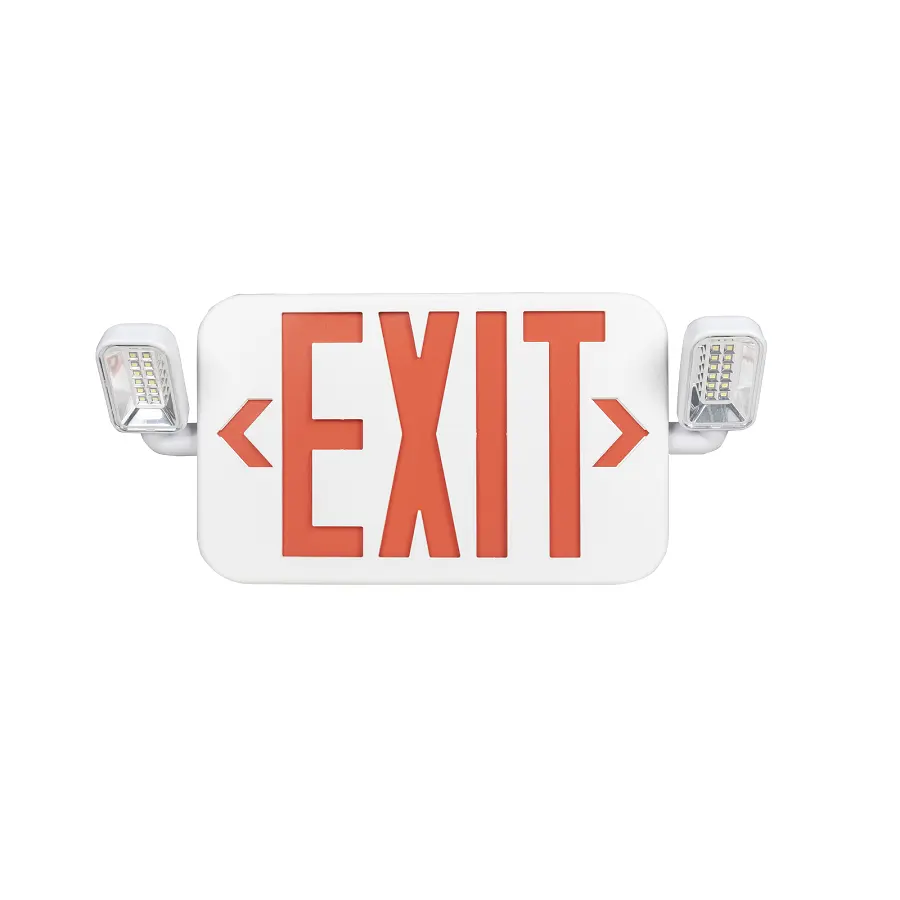 CR-7085R UL listed Export high capacity durable exit emergency light combo exit sign