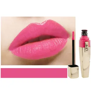 OEM Lip gloss Professional Pink Flüssiger Lippenstift Feuchtigkeit spendende, langlebige, wasserdichte Make-up-Kosmetik-Lipgloss-Tuben