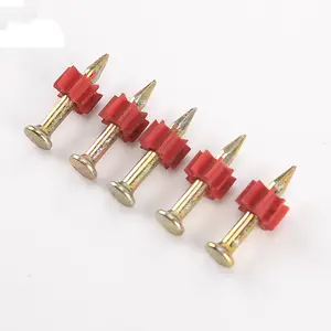 Shoot Nail For Gun And Gas Nail with red PVC washers