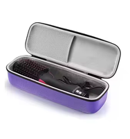 Écologique Grande Capacité Fermeture À Glissière Classique De Luxe À La Main Eva Lisseur À Cheveux Mallette De Transport Portable Protection De Voyage
