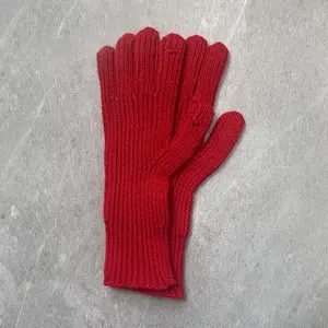 New Design Fasion Knitted Rabbit Hair Gloves Female Winter Warm Simple Solid 5 Fingers Fashion Gloves