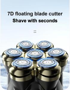CITICITY 7D Waterproof Professional Men's <b>Shaver</b>, Rechargeable USB, LED Display Screen, Quality Operated Domestic Shave <b>Shaver</b> - Product Image 6
