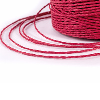 300M Dubbelstrengs Handgemaakt DIY Geweven Papier Touw Rol voor Handtas & Hoed Materiaal