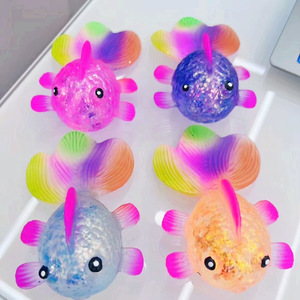 ของเล่นบีบคลายเครียดรูปปลาทองน่ารัก ขายดีปี 2025 สำหรับเด็กและผู้ใหญ่ ทำจากวัสดุ TPE ซิลิโคน - Product Image 2