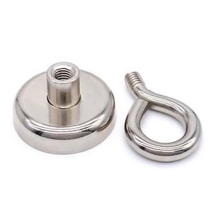 Super Strong 12 50 270 <span class=keywords><strong>KG</strong></span> Pull Force <span class=keywords><strong>Neodimio</strong></span> Gancho <span class=keywords><strong>Imanes</strong></span> Con Ojal - Product Image 6