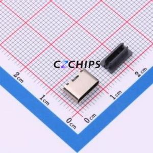 TYPE-C-336-LSRH550 USB Connector SMD Connector ( Connector Type: Type-C )( Gender: Female )( Mounting Type: Vertical Mount ) - Product Image 1