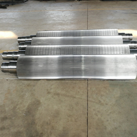 Rouleau ondulateur en acier allié de qualité supérieure, chromé, pour machine à onduler le carton