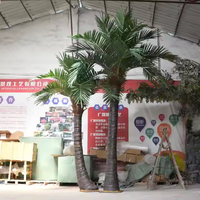Arbres artificiels anti-UV de grande taille, palmiers géants, cocotiers, décoration extérieure pour l'aménagement paysager, directement de l'usine