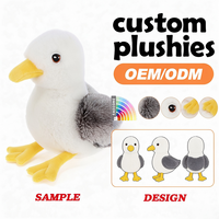 Jouets en peluche personnalisés en forme de canard, poupée en peluche personnalisée, figurine en peluche douce, rembourrage en coton PP, cadeau pour enfants, jouet de personnage IP