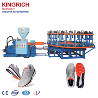 Haute qualité couleur unique automatique chaussure supérieure Machine de moulage par injection nouvel état PVC usine de fabrication noyau de moteur