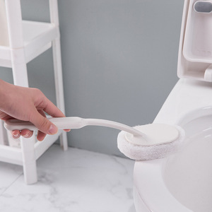 <b>Long</b>-<b>handled</b> Sponge Cleaning <b>Brush</b> Multi-functional Bathroom Kitchen Stain Remover Pot <b>Brush</b> Household Cleaning Tool - Product Image 4