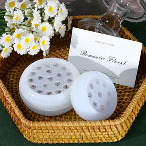 Soporte de tallo de flor en espiral de silicona, flores de silicona, arreglo de flores secas, piezas de decoración del hogar de estilo simple moderno - Product Image 4